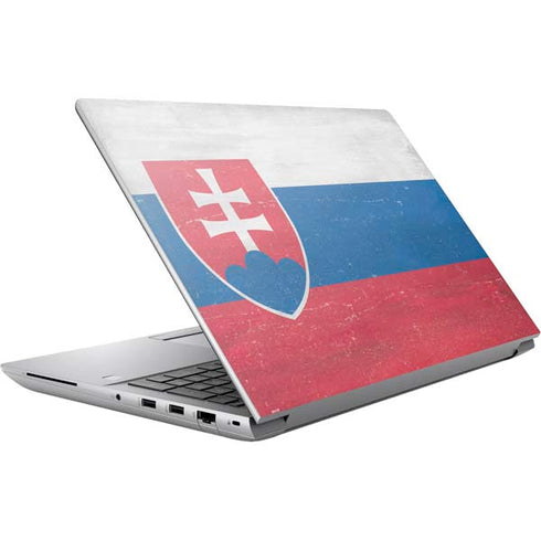 Slovakia Flag Distressed HP ZBook Fury 16 G10 Skin